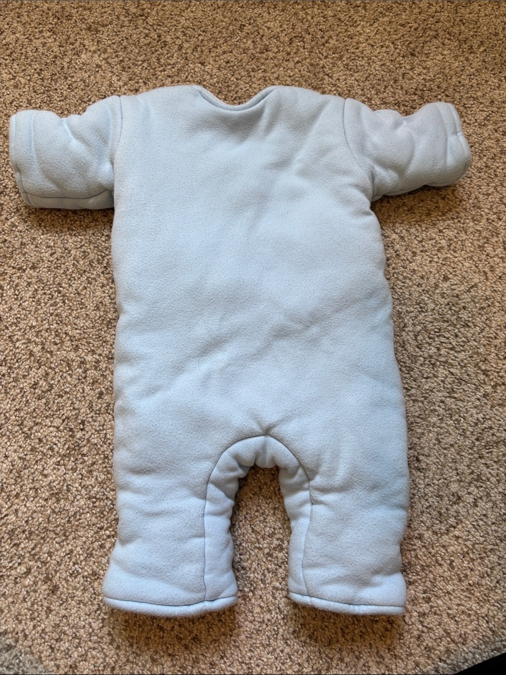 Baby Merlin’s Magic Light Blue Sleepsuit Size Small 3-6 Months 100% Cotton - Picture 6 of 6